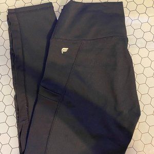 Fabletics Black Powerhold 7/8 Leggings